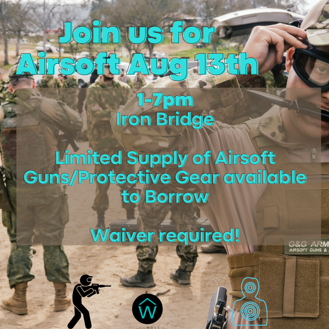 join us for airsoft on august 13th
